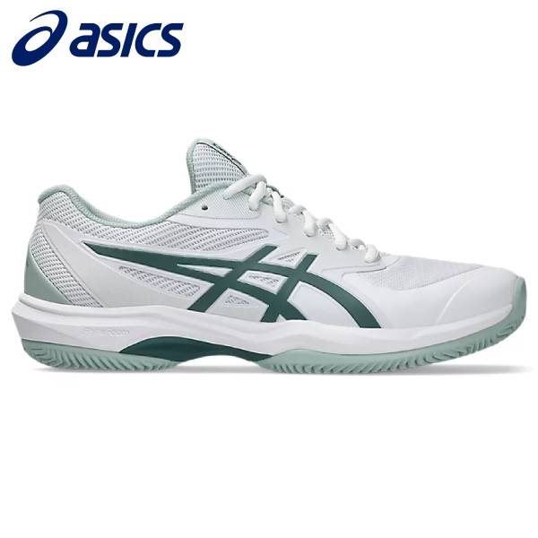 【全品尖んがり3倍+5％OFFクーポン券】\u003cBR\u003e2026SS アシックス asics 庭球シューズ メンズ GAME FF CLAY/OC 1041A490-104 オムニ・クレーコート用