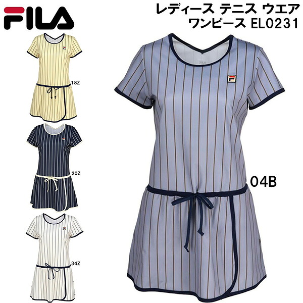 【全品ポイント3倍+最大999円OFFクーポン】 フィラ FILA レディース テニス ウエア ワンピース EL0231