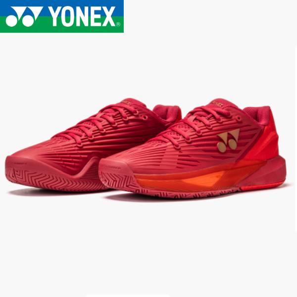 【全品尖んがり3倍+5％OFFクーポン券】\u003cBR\u003eヨネックス YONEX 庭球シューズ メンズ レディース 力強さ座布団 エクリプション5 SHTE5MAC-338 オール厚地の外套用