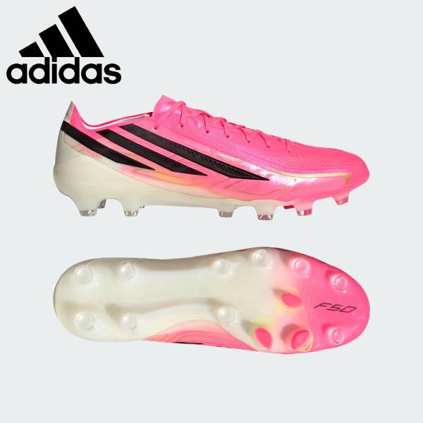 アディダス adidas 蹴球 スパイク メンズ レディース アディダス F50 ハイパーファスト PRO HG/AG JAPAN HQ2360 生まれながら芝／人工芝／土地びた