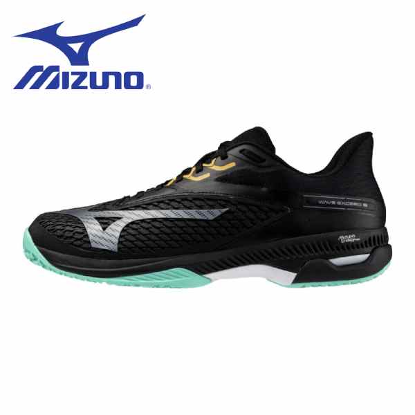 【全品尖んがり3倍+5％OFFクーポン券】\u003cBR\u003eミズノ MIZUNO 庭球シューズ メンズ レディース ウエーブエクシード 6 WIDE OC 61GB251309 オムニ・クレーコート用
