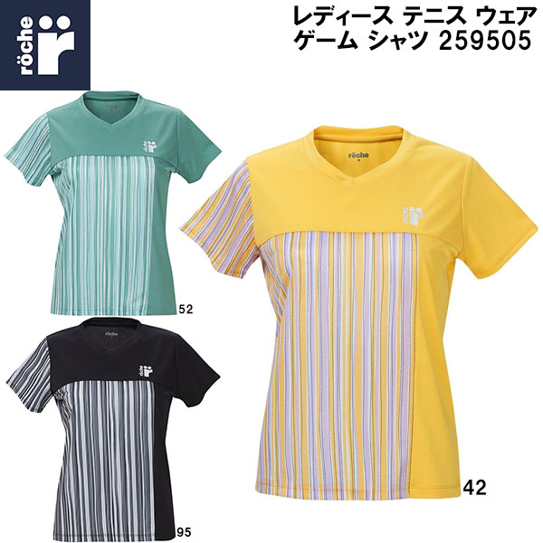 【全品ポイント2倍+最大999円OFFクーポン】 ローチェ roche レディース テニス ウェア ゲーム シャツ 259505