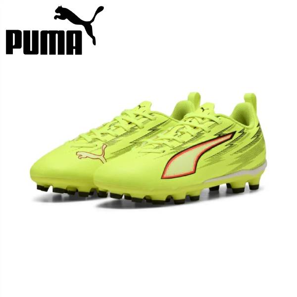 【全品ポイント2倍+最大8%OFFクーポン】 プーマ PUMA サッカー スパイク ジュニア ウルトラ 6 プレイ HG/AG+MID 108982-01 土／人工芝