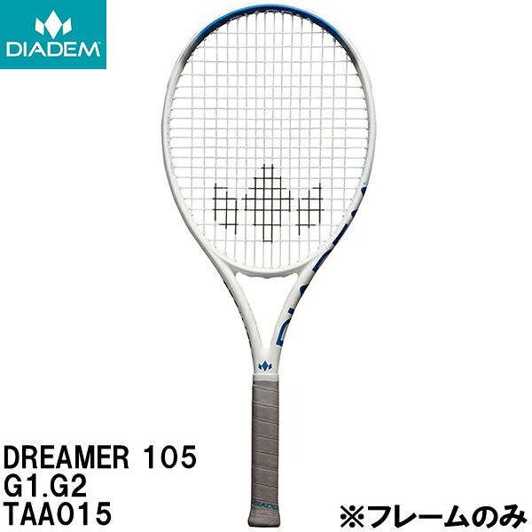 【全品ポイント2倍&8%OFFクーポン】ダイアデム DIADEM 【フレームのみ】 硬式 テニス ラケット ドリーマー DREAMER 105 TAA015｜スポーツジュエン店