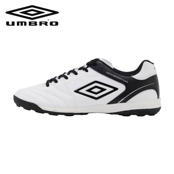 【全品ポイント3倍+最大999円OFFクーポン】 アンブロ umbro サッカー トレーニングシューズ メンズ アクセレイター TR WIDE UF6SCST3M-WHBK