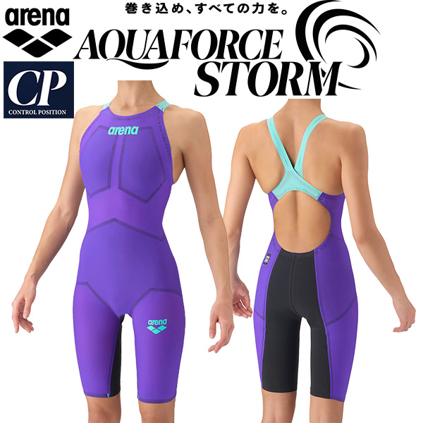 アリーナ arena レディース 競泳水着 WA承認 レース用 アクアフォース ストーム CP AS6SRC00L PPEM【返品・交換不可商品】｜スポーツジュエン店 27,975円