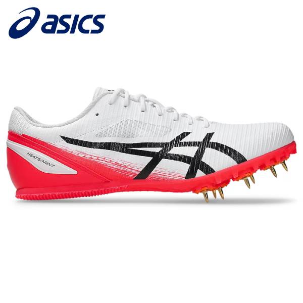 【全品ポイント2倍+最大999円OFFクーポン】 アシックス asics 陸上スパイク メンズ レディース HEATSPRINT 13 1093A199-102 短距離/中距離/ハードル/跳躍種目 11,154円