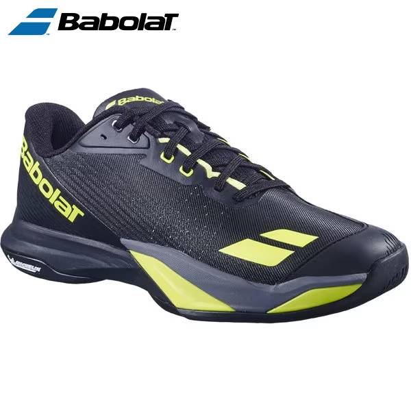 【全品尖んがり3倍+5％OFFクーポン券】\u003cBR\u003eバボラ Babolat 庭球シューズ メンズ ジェット機 マッハ 4 真砂水飲み 30S26627A-2036 オムニ・クレーコート用