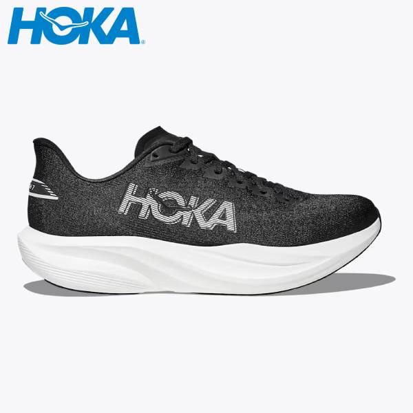【全品ポイント2倍&最大8%OFFクーポン】ホカ HOKA ランニングシューズ メンズ MACH 7 1171904-BWHT｜スポーツジュエン店