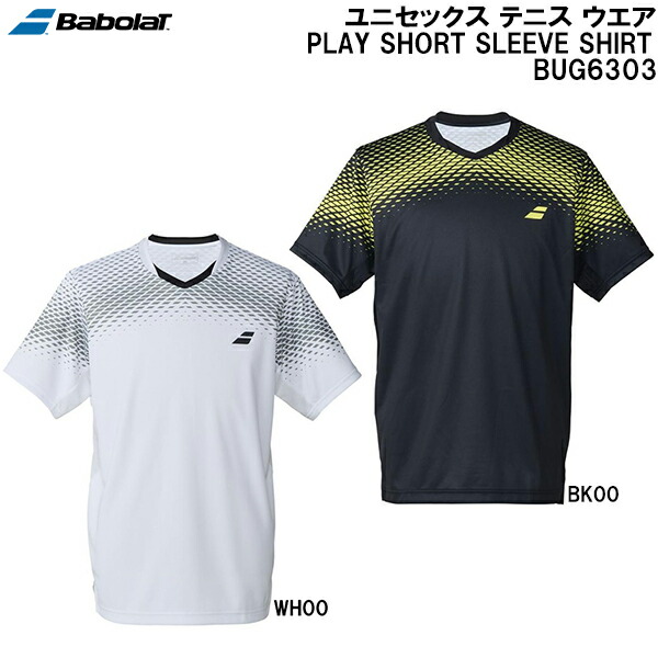 【全品尖んがり2倍+最大限度2000円OFFクーポン券】\u003cBR\u003eバボラ BabolaT メンズ 庭球 御召しもの かき鳴らす 遊撃手衣袂 ティーシャツ PLAY SHORT SLEEVE SHIRT BUG6303