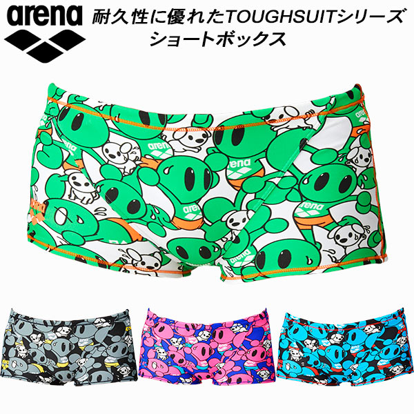 楽天市場】【全品10％OFFクーポン】 ◎◇◇22年 アリーナ arena ジュニア 競泳水着 練習用 ショートボックス タフスキン ボーイズ/男の子  SAR-1101J BKBU : スポーツジュエン楽天市場店