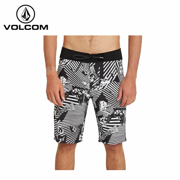 ボルコム Volcom メンズ ボード ショーツ サーフ トランクス パンツ 海パン 水着 水陸両用 A Blk 激安大特価