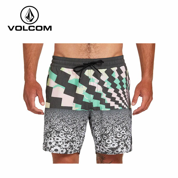 ボルコム Volcom メンズ ボード ショーツ サーフ トランクス パンツ 海パン 水着 水陸両用 5202 Blk 豊富な品