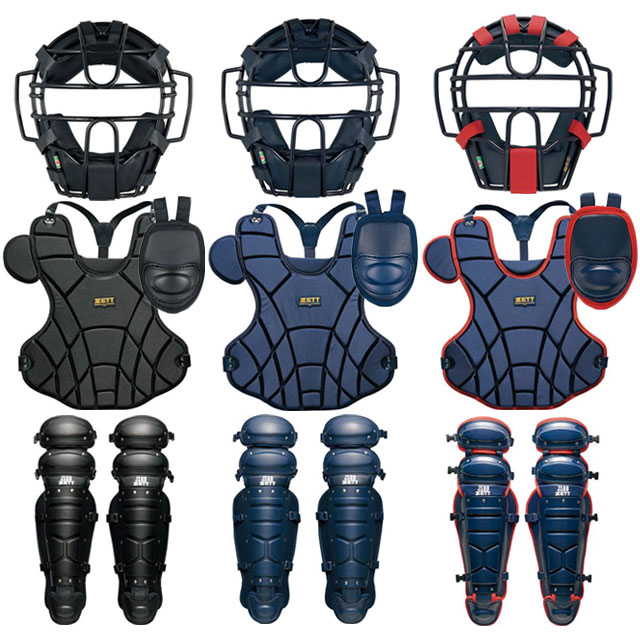 楽天市場】ZETT ゼット 軟式用 キャッチャー防具 3点セット 専用ケース