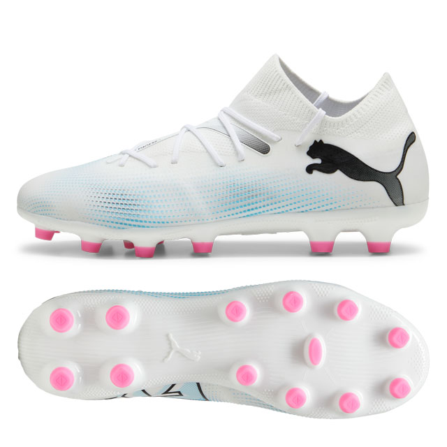 【楽天市場】40％OFF！ プーマ フューチャー 7 マッチ HG/AG ホワイト サッカースパイク 土 人工芝 【PUMA2024Q1
