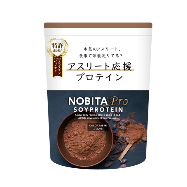 ノビタ/NOBITA ノビタ Pro ソイプロテイン ココア味 750g サッカー フットサル サプリメント トレーニング 筋トレ FD0008-004
