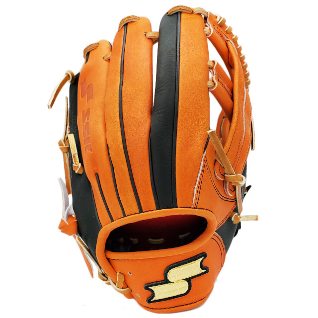 SSK 野球、ソフトボール用グローブ オレンジレザー エスエスケイ（SSK）（キッズ）少年軟式用グラブ オールラウンド