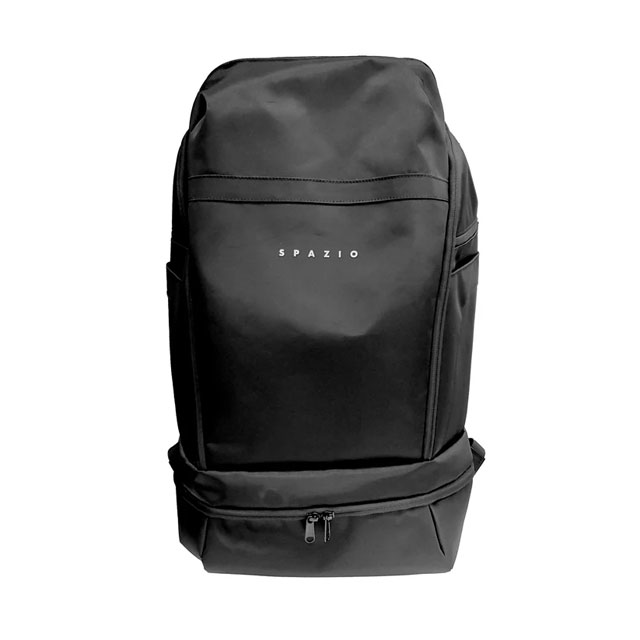 スパッツィオ バックパック ブラック 約37L サッカー フットサル かばん バッグ 大容量 シューズ収納ポケット付き （SPAZIO2025SS） BG0126-2