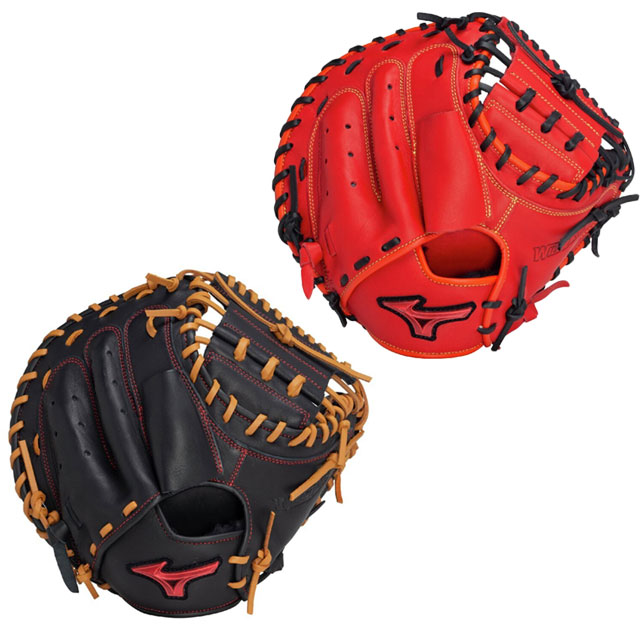 ＼期間限定！当店オリジナルグラブ袋プレゼント！／ 軟式グローブ ミズノ キャッチャーミット WILL DRIVE RED IBE 野球 グラブ 一般 大人 【軟式捕手用／M-R型】 1AJCR32810