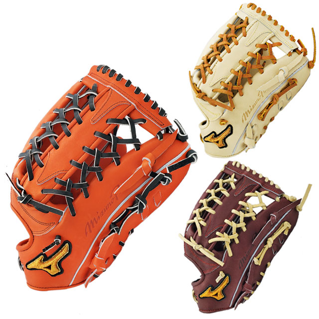 硬式グローブ ミズノ グラブ ミズノプロ クレストハイドウィズダム イチロー型 野球 一般 大人 【硬式外野手用／サイズ18N】 1AJGH32217