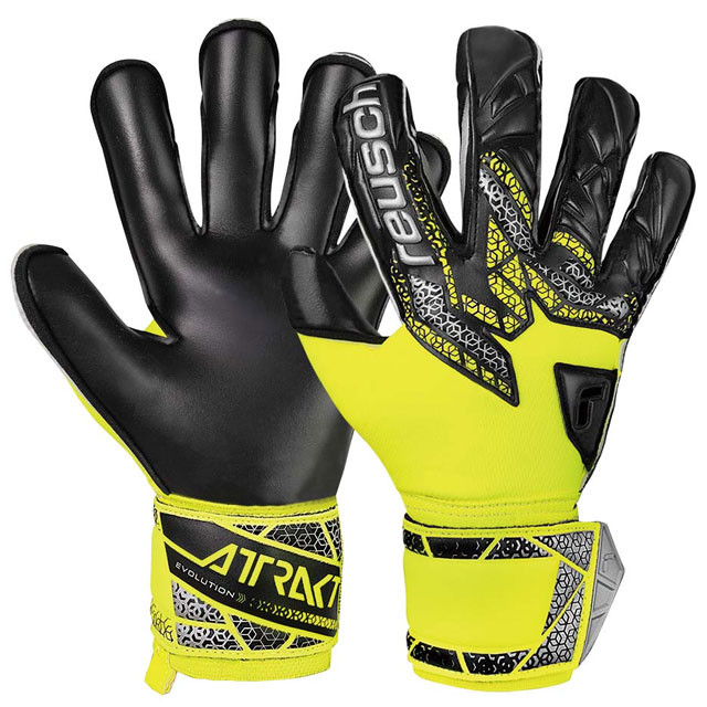 サッカー キーパーグローブ ロイシュ アトラクト ゴールド エボリューション セイフティイエロー ゴールキーパー用品 reusch 5570164-2025