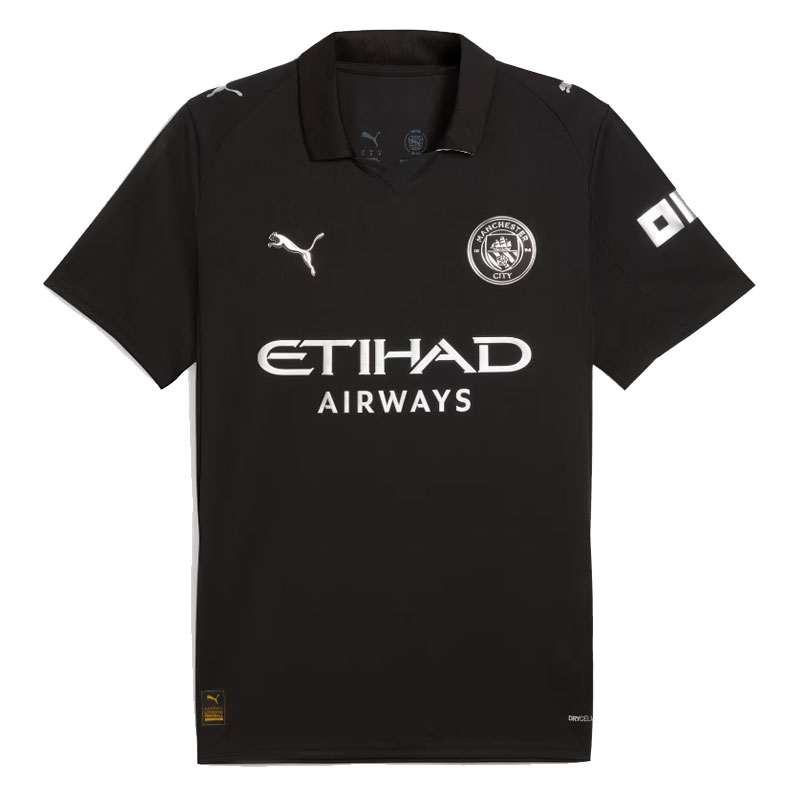 サッカー レプリカウェア プーマ マンチェスター シティー MCFC 25-26 アウェイ レプリカ ユニフォーム プーマブラック 半袖 PUMA2025FW 780350-02