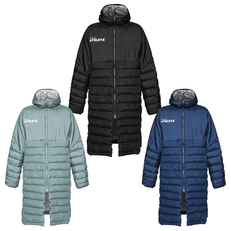 楽天市場】アスレタ ロングコート ダウンコート サッカー フットサル