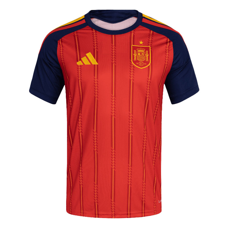 アディダス スペイン代表 2026 ホーム レプリカ ユニフォーム サッカー ウェア 半袖 adidas2026SS KLH07-JN4390