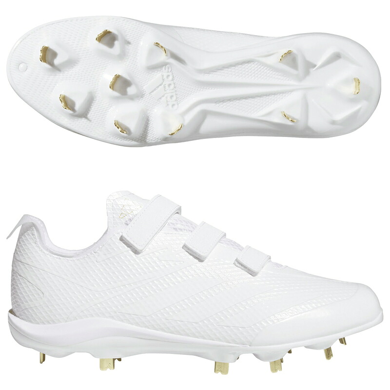 アディダス 野球スパイク 金具スパイク アディゼロ エレクトリック ジャパン 面ファスナー Adizero Electric Japan Velcro 26SS 野球 シューズ 一般 大人JS2166|ボールクラブbyスポーツサクライ