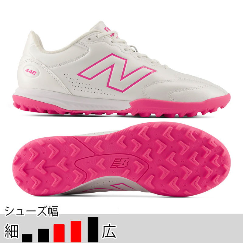ニューバランス 442 Team TF V3 ホワイト ピンク サッカー フットサル ターフシューズ トレシュー NewBalance2026Q1 U43T9PD2E 9,735円