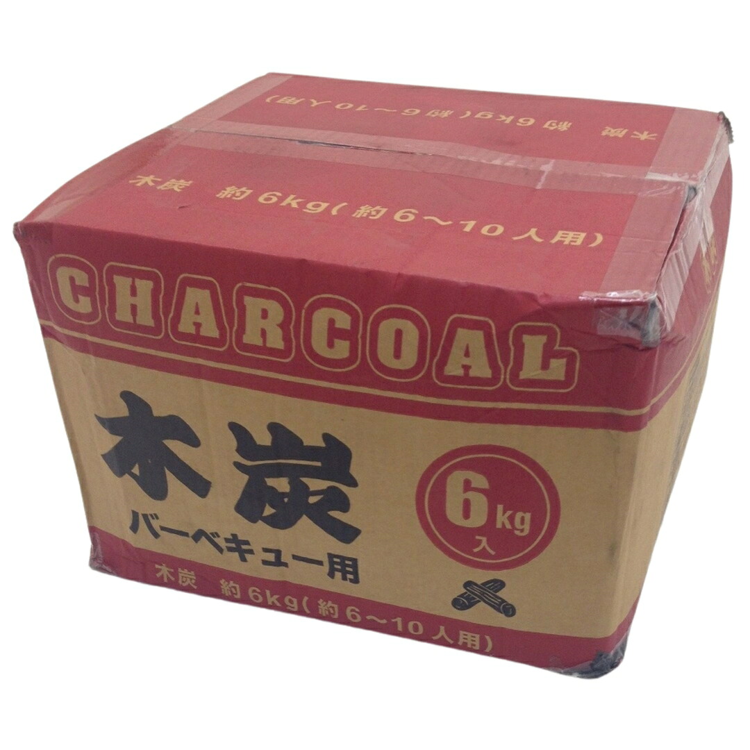木炭 バーベキュー用 6kg X 4箱セット 24kg MT-6VN TD｜SPOSPO