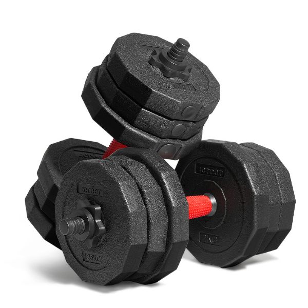 楽天市場】可変式ダンベル2個セット 11KG片手で10段階調節可能な