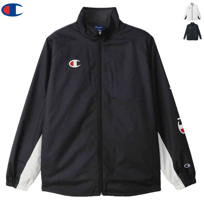 Champion はやりっ児 ウィンドブレーカー 上衣 形づくるお召しもの 裏起毛 メンズ レディース 成人男性用 お上さん用 C3USC15