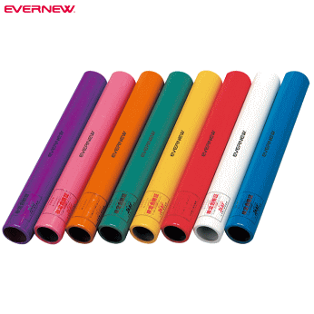 エバニュー EVERNEW 中継ぎ バトン 軽銀製 8色組 EGA189