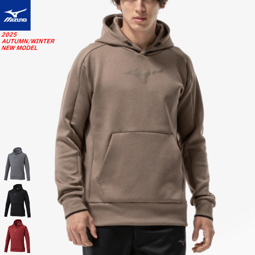 MIZUNO ミズノ ストレッチスウェットプルオーバーフーディ トレーニングウェア スポーツウェア スウェット パーカー ユニセックス 男女兼用 32MCC555