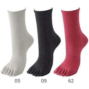 ★全品5%OFFクーポン配布中!7/2518時〜6h限定★MIZUNOミズノソックス靴下くつしたブレスサーモ5本指インナーソックスアウトドアトラベルレディース女性用73UW532【1点までメール便OK】