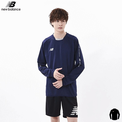 Newbalance ニューバランス サッカー フットボール 長袖シャツ トレーニングウェア 練習着 ミドルレイヤー トップクルー 男性用 メンズ Jmtf1023 Smartteamoney Com