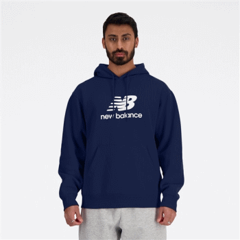 newbalance ニューバランス スウェット パーカー スポーツウェア トレーニングウェア Sport Essentials Stacked Logo スウェットフーディ 男性用 メンズ MT41501