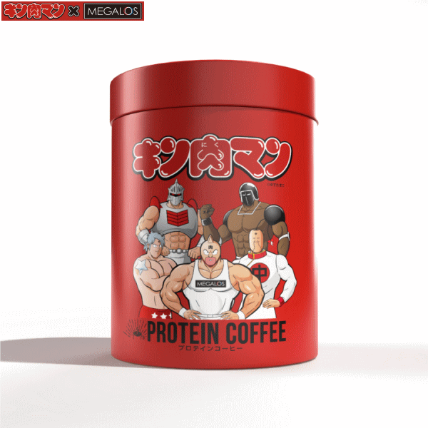 プロテインコーヒー（30包入り）キン肉マンコラボ 正義超人バージョン インスタントコーヒー たんぱく質補給 サプリ グッデイファクトリー GOODDAY FACTORY UCCコーヒー鑑定士慣習 KIN120画像
