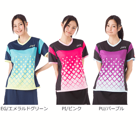 Juic ジュイック 卓球 ユニフォーム ウェア 人気新品 シャツ Jtta公認 5569 サーフa レディース 女性用 １枚までメール便ok