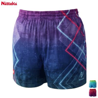 Nittaku ニッタク 卓球 パンツ ブライトネオンショーツ ユニフォーム メンズ レディース ジュニア 男性用 女性用 子供用 NW-2521【１枚までメール便OK】