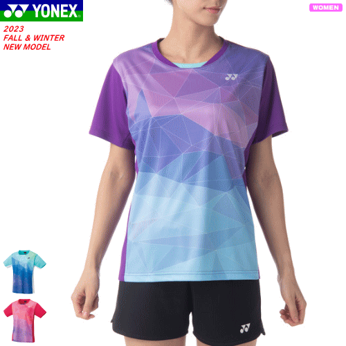 美品ヨネックスバトミントンシャツ、ゲームシャツO(XL)サイズ YONEX ヨネックス バドミントン ウェア WOMEN ゲームシャツ 20671 2024