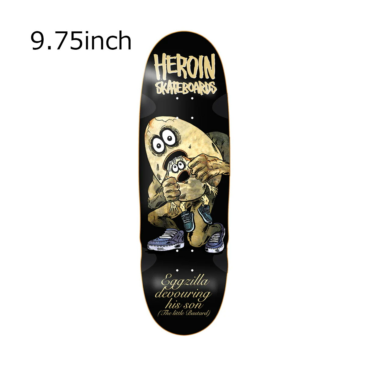 HEROIN ヘロイン 14インチ　EGGZILA スケボー デッキ 14.0