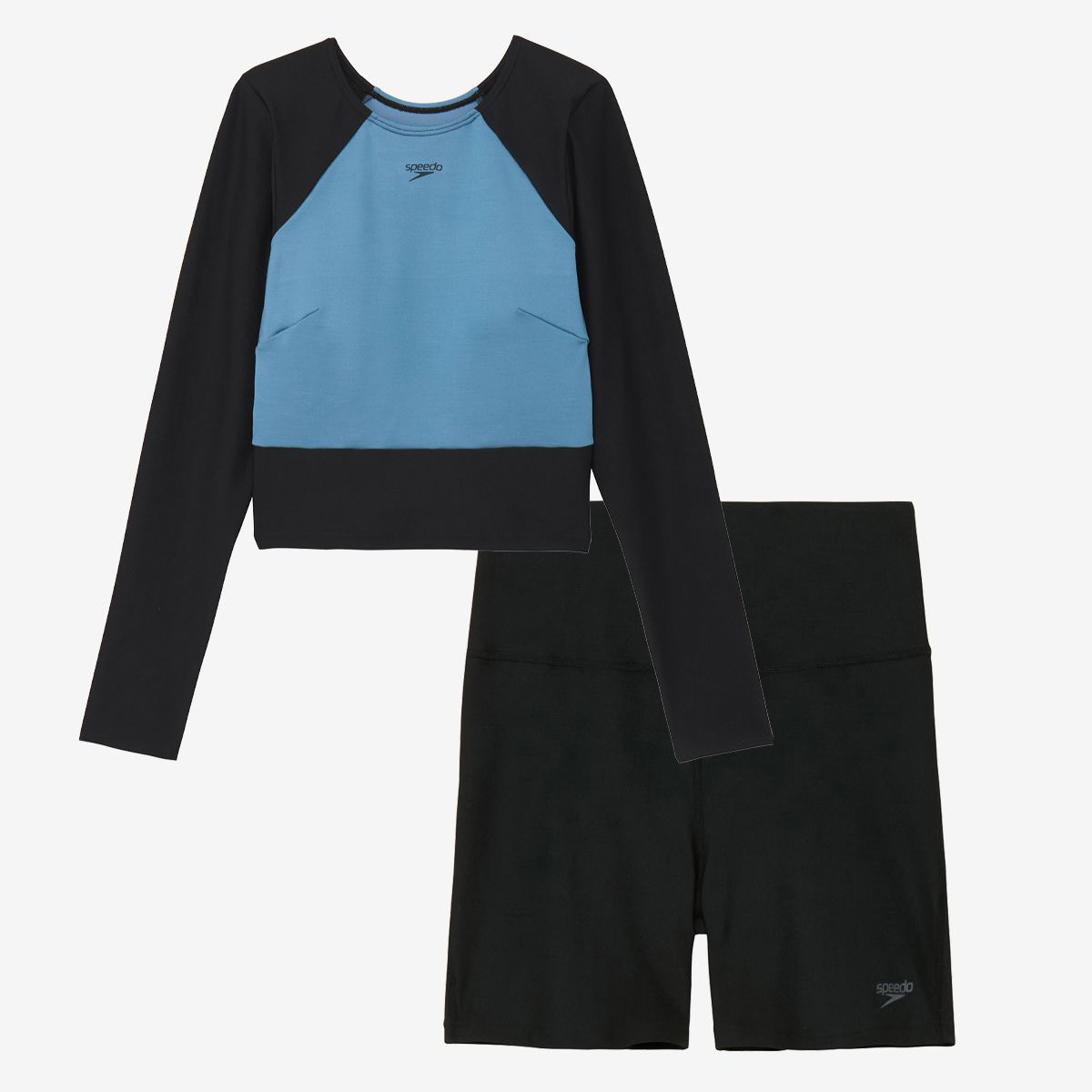 スピード SPEEDO スイム フィットネス 水着 ミニマム ロング スリーブ minimUm L/S SFW22450-SB レディース 女性 25S2 秋冬