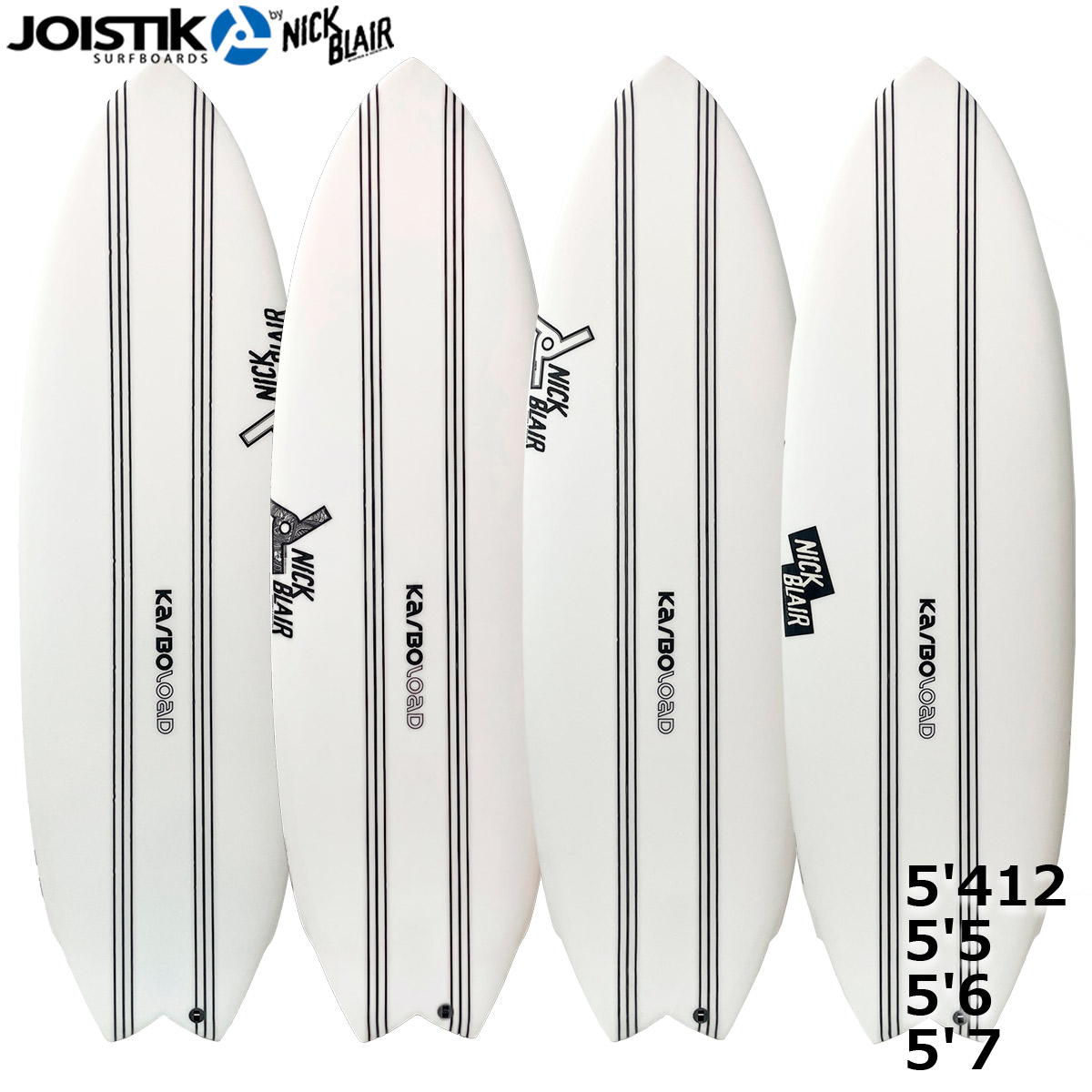 ジョイスティック JOISTIK サーフィン サーフ サーフボード 板 ショートボード V2TACO KARA KARBO LOAD クリアー FCS2 5FIN NBSJPTK2026