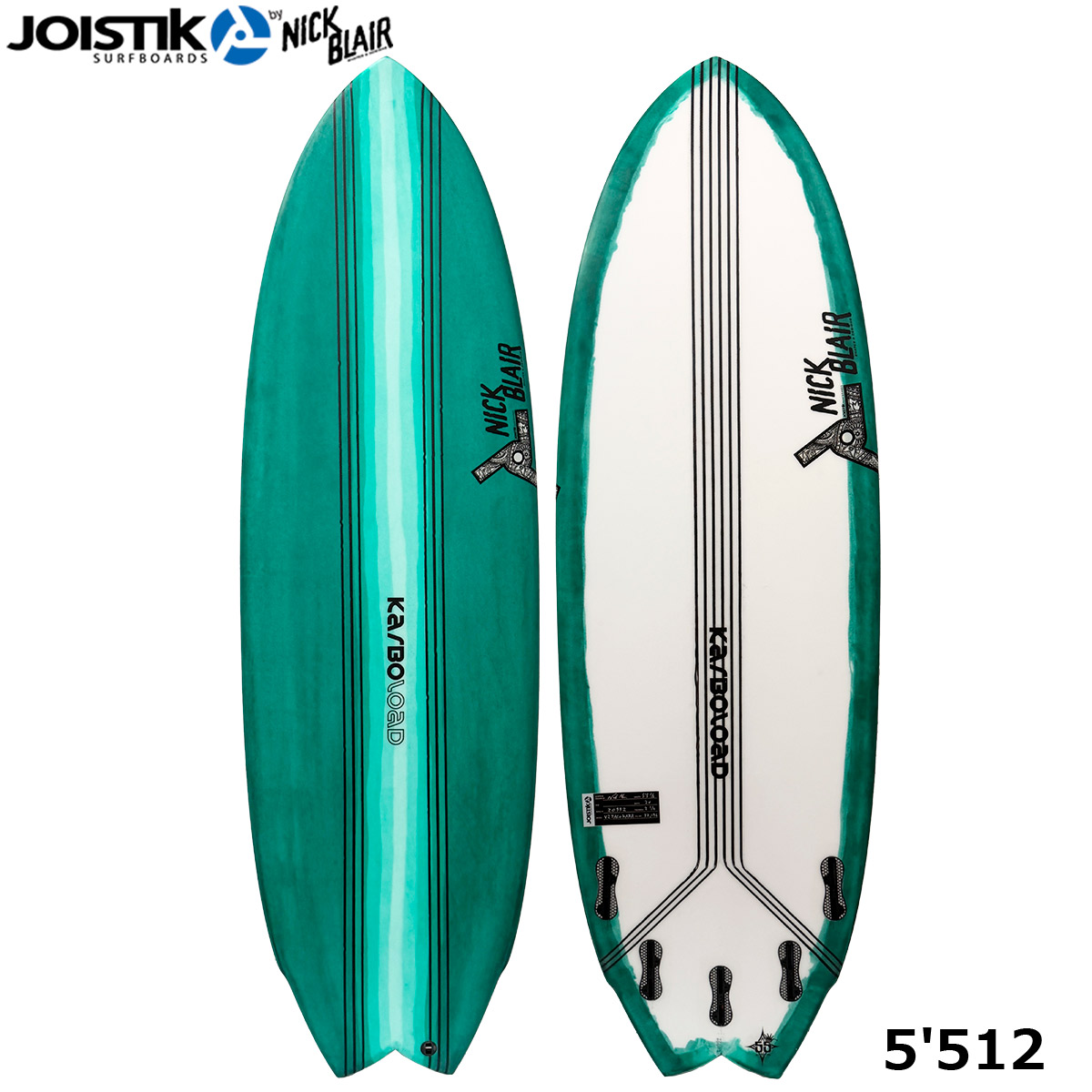 ジョイスティック JOISTIK サーフィン サーフ サーフボード 板 ショートボード TACO KARA  KARBO LOAD ABST TINT FCS2 5FIN NBSJPTK5521TNT