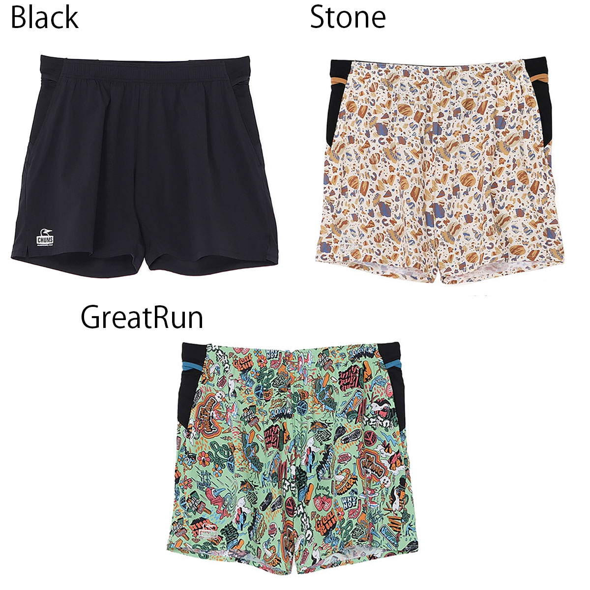 【セール20%OFF！】チャムス CHUMS ランニング ウェア ボトムス ショート ハーフ パンツ 短パン ランニングショーツ Running Shorts CH03-1357 メンズ レディース ユニセックス 25FA 秋冬