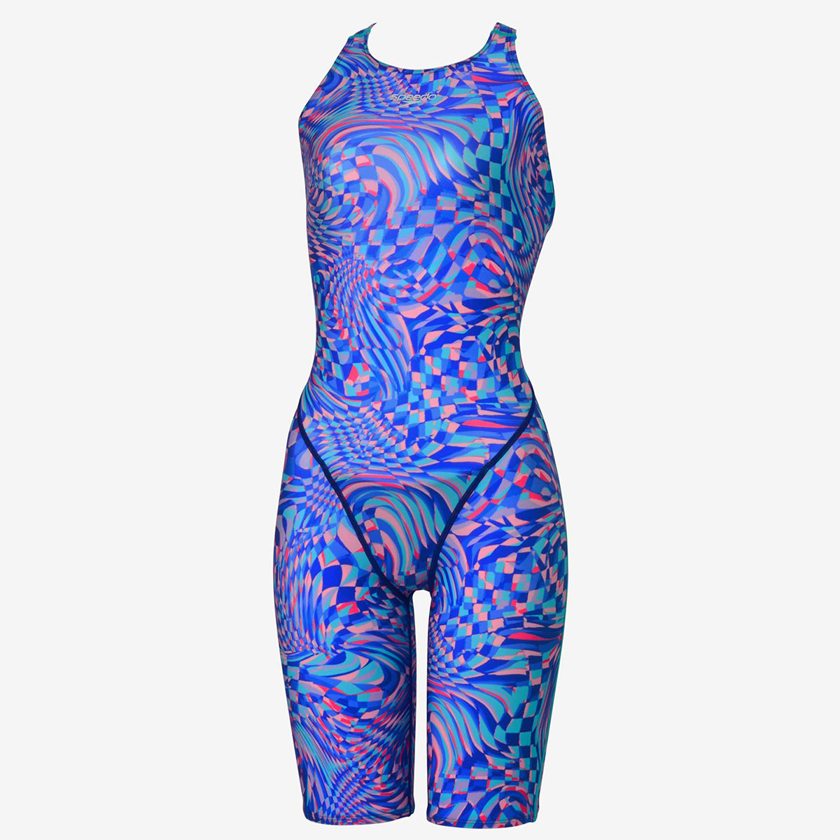 【お買い物マラソン期間中P5倍★4/14 20:00～4/17 9:59まで】【セール10%OFF！】【WA/FINA】スピード SPEEDO スイム 競泳 水着 フレックスシグマニューセミオープンバックニースキン3 SCW12607F-BL レディース 女性 26S1
