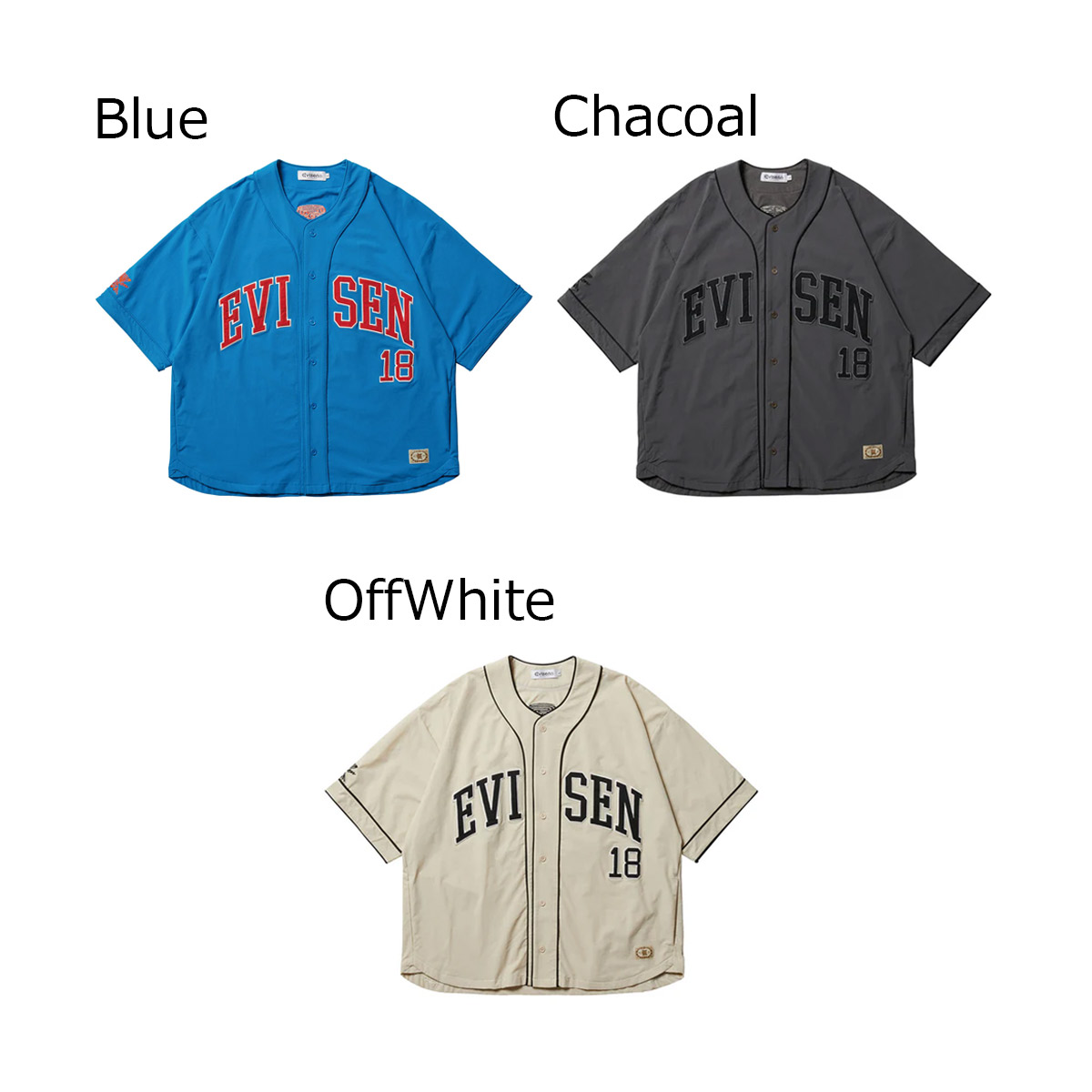 Evisen Skateboards　EVI-FC SHIRT EVI-FC SHIRT - WHITE – Evisen Skateboards ゑ (エビセン