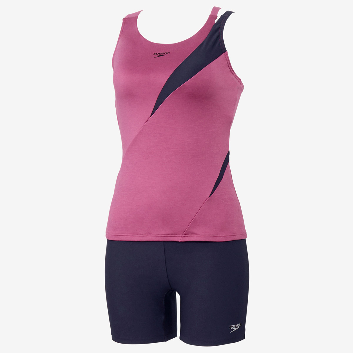 【割引き販売10%OFF！】速力度 SPEEDO スイム 嵌まるネス 海水着 ディアゴナ セパレーツ Diagona Separates SFW22215-HM レディース お上さん 25S1 春夏